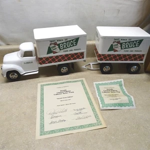Vintage Don DeSalle 56 Tonka Bruce Floor Wax Truck, Pup Trailer Limited, COA-Box - Picture 1 of 24