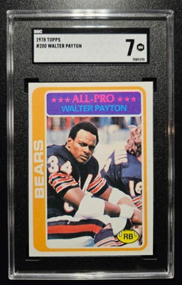 1978 Topps Walter Payton SGC 7 Near Mint New Grade #200 Chicago Bears HOF - Image 1 of 2