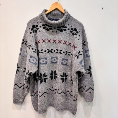 Vintage Pringle of Scotland Wool Turtleneck Sweater Men’s Size XL - Image 1 of 4