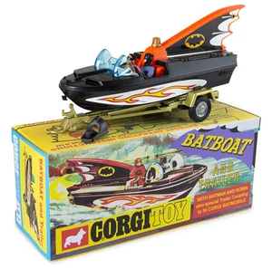 CORGI - 107 Bat Boat and Trailer. New Boxed Re-Issue. Die Cast/Plasic Vehicle. - Picture 1 of 4