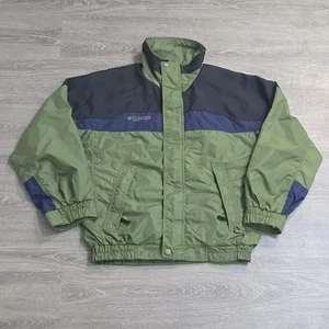 Vintage 90s Columbia Bugaboo Jacket Olive Green Sportswear Outdoor Ski Men Small - Picture 1 of 18