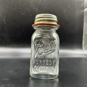 Original Ball Perfect Mason Fruit Jar Salesman Sample Zinc Lid Gasket Miniature - Picture 1 of 16