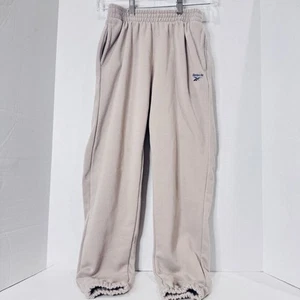 Reebok Beige Youth Joggers Size Large 14/16 - Picture 1 of 7