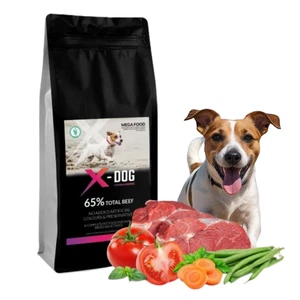 Hundefutter Trockenfutter Hund 2kg getreidefrei mit Rind Monoprotein X-DOG - Bild 1 von 8