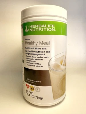 草本配方 1 健康膳食营养奶昔混合 750 克(所有口味)美国卖家 — 第 1/3 张图片