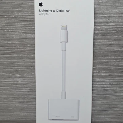 Apple Lightning to Digital AV Adapter HDMI White Sealed Box Genuine Original - Image 1 of 4