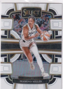 2024 Panini WNBA Select No. 25 Diamond Miller White Prizm 73/99 - Bild 1 von 2