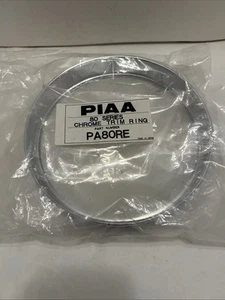 Piaa 80 Series Chrome Headlight Trim Ring, Part #PA80RE, - Picture 1 of 9