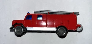 Wiking HO Gauge 1:87 Scale Red Magirus Deutz Fire Truck 99p Start No Reserve - Picture 1 of 5