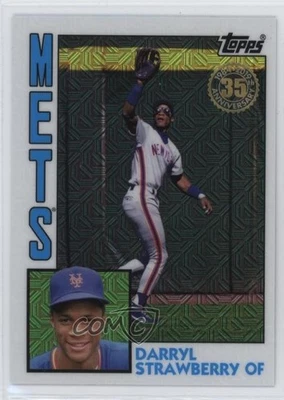 2019 Topps Silver Pack 1984 Topps Baseball Darryl Strawberry #T84-30 - Image 1 of 2