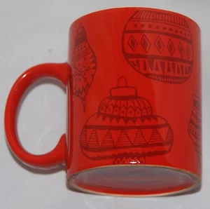 Starbucks 2015 Christmas Holiday Coffee Mug Cup Red Ornaments 12oz NEW  - Picture 1 of 8