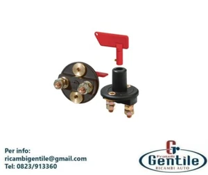 STACCA BATTERIA 12/24V 100A X TRATTORE AUTO CAMPER BARCHE CON CHIAVE ESTRAIBILE - Bild 1 von 2