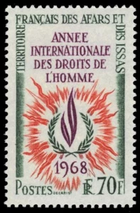 AFARS et ISSAS 323 - Año Internacional de los Derechos Humanos (pb59047) - Imagen 1 de 1