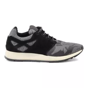 Z Zegna Casual Camouflage Racer Sneakers Gray and Black - US 7.5 / UK 6.5 $550 - Picture 1 of 9