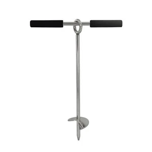 Sand Anchor for Boat 17" Auger Sand Anchor 316 Stainless Steel Boat Sand Anchor - Picture 1 of 9