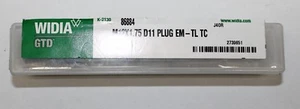 WIDIA GTD, M12X1.75 D11 PLUG Tap, EM-TL TC, K-2130, #2730651, 1 each - Picture 1 of 2