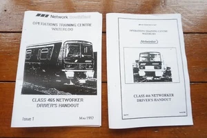 Class 465 466 NSE Network SouthEast Diesel Locomotive Drivers Railway Manual x2 - Picture 1 of 10