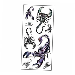 3D Scorpion Temporary Tattoos Temporary Tattoos Stickers Fashionable Fake  - Picture 1 of 4