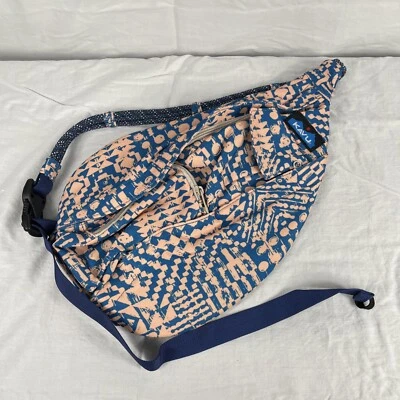 KAVU Rope Sling Bag Crossbody Beach Motiff - Image 1 of 4
