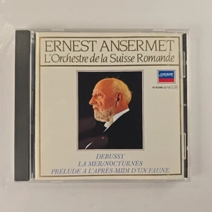 Debussy: La Mer; Nocturnes. Ernest Ansermet (London, 1984) SILVER CENTER - Picture 1 of 2