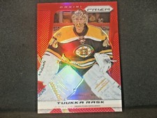 Tuukka Rask 2013-14 Panini Prizm Red Refractor Parallel #4 Boston Bruins