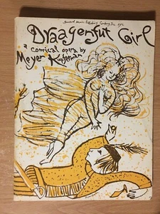 Draagenfut Girl A Comical Opera de Meyer Kupferman (cancionero de 1964) - Imagen 1 de 2