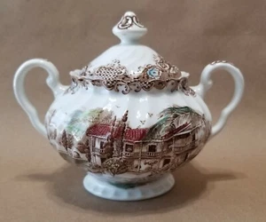 Johnson Bros Heritage Hall SPANISH AMERICAN HACIENDA Sugar Bowl w/Lid England - Picture 1 of 8
