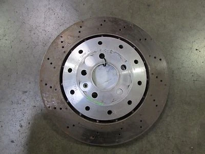 Lamborghini Gallardo, Rear Brake Rotor, Steel Disc, Used, P/N 420615601E - Image 1 of 4