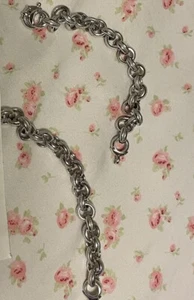 2 Epiphany Platinum Clad Textured Rolo Link Bracelets - Picture 1 of 3