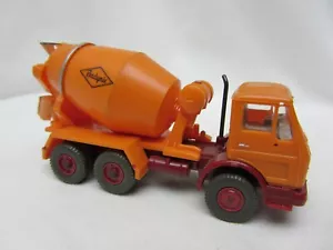 Wiking HO Scale Mercedes Benz Readymix Cement Mixer Truck #1217 - Picture 1 of 10