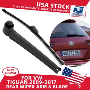 Rear Windshield Glass Wiper Arm with Blade fits 2009-2017 Volkswagen Tiguan - Picture 1 of 9