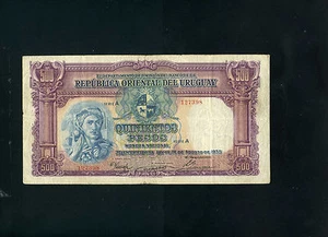 Uruguay 500 pesos 1935 - F/VF - Picture 1 of 2