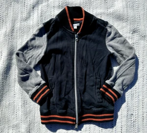 Art & Eden Sweater 5 Blue Color Block Full Zipper Pockets Sweatshirt Kids Boys - Picture 1 of 6