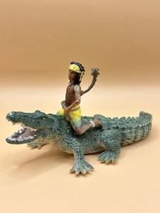 Schleich 70444 Kenjok - Bayala Crocodile And Figure - Picture 1 of 5