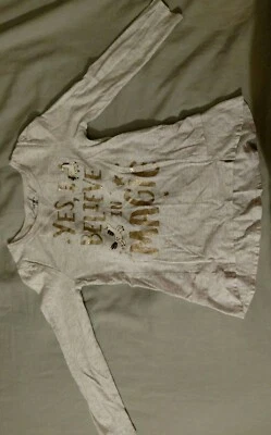 Camisa Cartier's Niñas Manga Larga Gris Jaspeado Talla 6/6X. Usado en excelente estado Foto 1 de 4