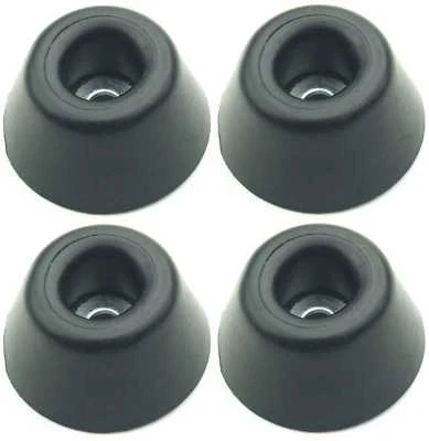 4 Gummifüße 30x15 stahlverstärkt Adam Hall 4901 Gummifuß Gerätefüße Gehäusefüße