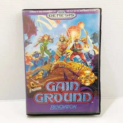 Gajn Ground + Box & Manual - Sega Genesis - Tested & Working - Free Postage - Image 1 of 4