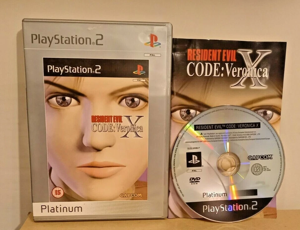Resident Evil - Code Veronica X (Platinum) PS2 PAL UK (D) - Image 1 of 4