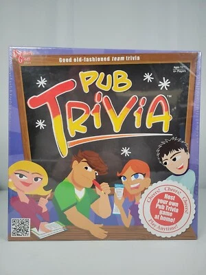 Pub Trivia Good Old Fashioned Team Trivia University Games Game NEW Sealed  - Image 1 of 2
