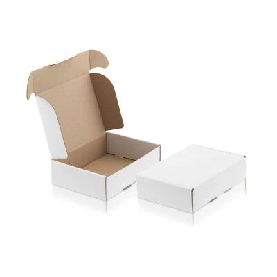 WPTrading - Maxibriefkarton DIN A4 A5 A6 B4 (weiß) - Faltkarton Maxibrief Karton - Bild 1 von 4