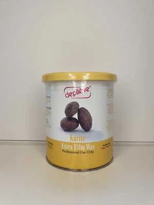 Nueva Depiléve Karite Desechable Sin Tiras Película Extra Depilación CERA 800g Foto 1 de 2