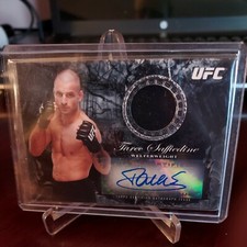 2014 Topps UFC Bloodlines Relics #111/175 Tarec Saffiedine #BAR-TS Rookie Auto