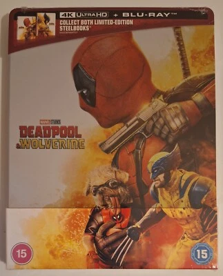 Deadpool and Wolverine 4K UHD Blu-ray Steelbook - UK Edition - New & Sealed  - Image 1 of 4