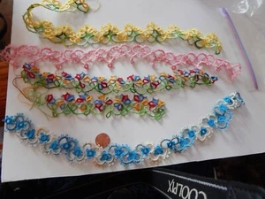 Antique VTG  TATTING LACE TRIM - Picture 1 of 5