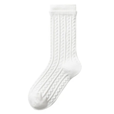 5 pares de medias de algodón informales y cómodas de color liso para dama Foto 1 de 4