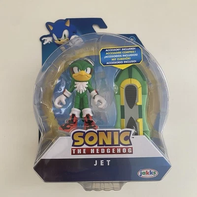 Figura Jakks Pacific Sonic the Hedgehog JET The Hawk con tablero tipo J de 4" NUEVO Foto 1 de 4