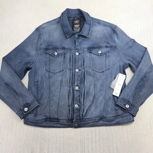Jordan Craig Denim Jacket Mens 3XL Blue Legacy Edition Imperial Trucker Coat New - Picture 1 of 12