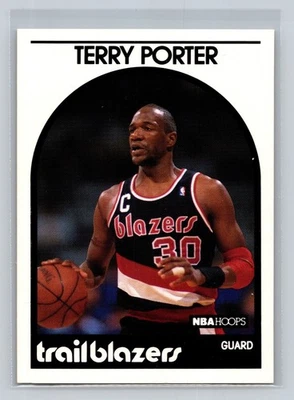 1989-90 NBA Hoops - Terry Porter #105 - Image 1 of 2
