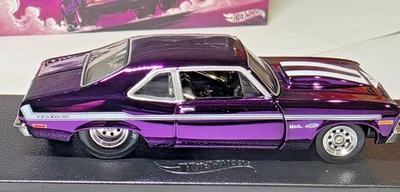 风火轮 2025 RLC "红线俱乐部" 独家 1972 雪佛兰 NOVA SS 紫色 — 第 1/4 张图片