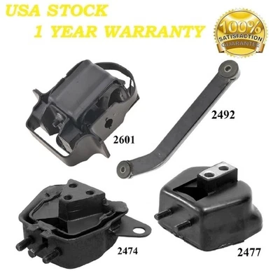 4 PCS MOTOR & TRANS MOUNT FIT 1983-1984 OLDSMOBILE FIRENZA 2.0L - AUTO TRANS - Image 1 of 4